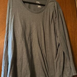 JMS By Hanes Essentials Dark Gray Long Sleeve 4X